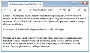 Paragraph Tag- In HTML.