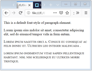 Font Variant CSS Font Variant