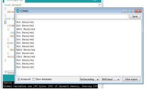 Arduino Serial read available Function Example Code