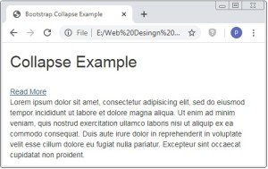 Bootstrap Collapse