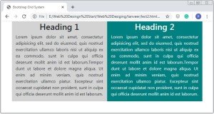 Bootstrap 4 Grid Example