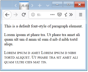 CSS Font Variant Font Variant