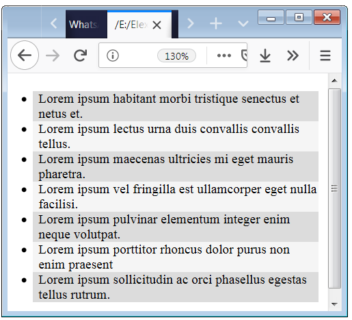 CSS Nth Child Selector Example First Second Odd Even Syntax