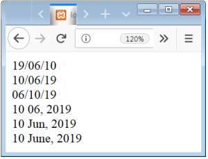 PHP Date Format