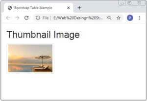 Bootstrap 3 Images Thumbnail Image