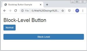 Bootstrap Button Size Class