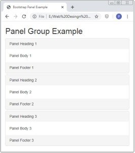 Bootstrap Panel Group