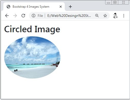 Bootstrap 4 Images Circle