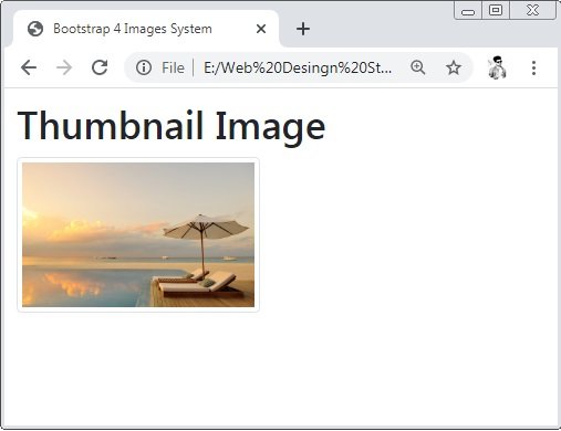 Bootstrap 4 Images Thumbnail